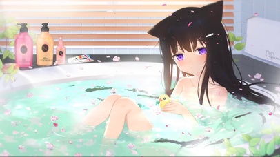 沐浴少女