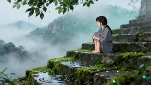 石阶清凉