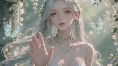 清凉夏日 绿色系精灵