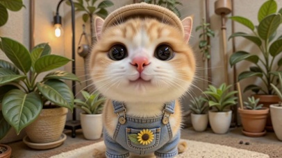 超萌治愈居家橘猫