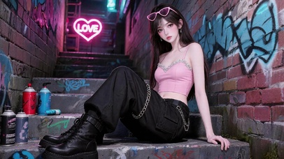 涂鸦女孩