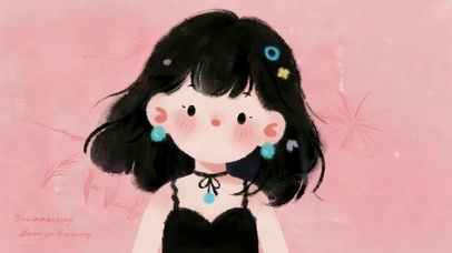 可爱小女孩