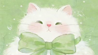 可爱蝴蝶结猫咪