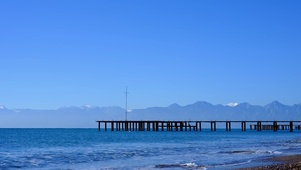 【4K】北海道的港口小桥