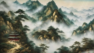 国潮插画