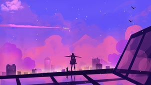 仰望天空