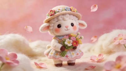 可爱小羊