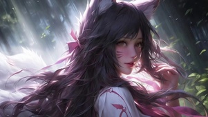 绝美狐耳和风少女