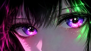 璀璨星瞳二次元少女