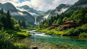 幽林水舍