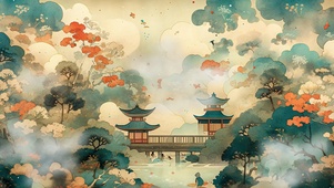 风景插画壁纸