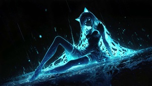 4K 魅蓝 猫耳荧光狐姬  