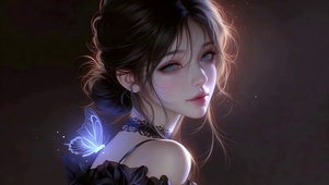 蓝蝶少女