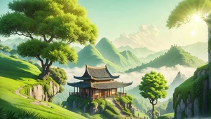 古风壮美山川