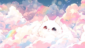 可爱云朵