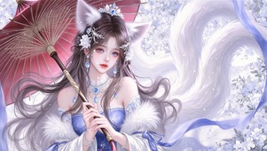 可爱猫系美女高清4k