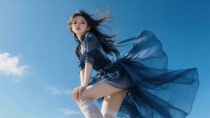 唯美长裙少女