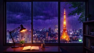 雨夜东京塔
