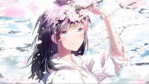 唯美樱花少女