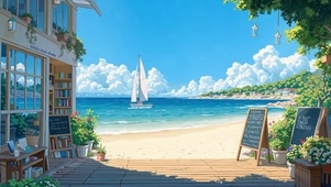 大海沙滩