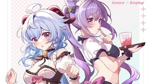 提瓦特女仆风尚-甘雨&刻晴