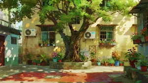 夏日治愈小院