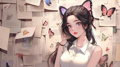 动漫女神桌面壁纸