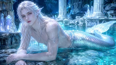 银发美男鱼