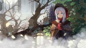 女孩雨