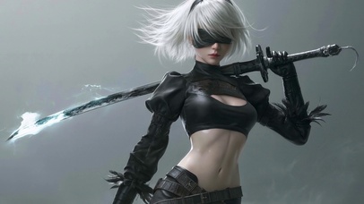 武侠风光剑美女