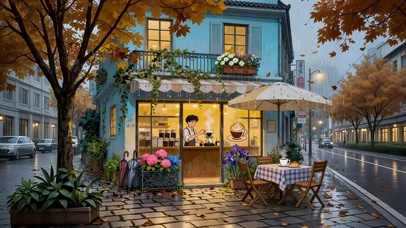 街角的咖啡店