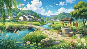 小清新乡村小路