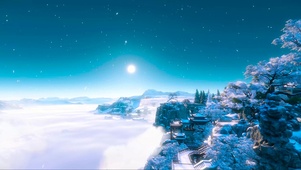 4K雪山云海