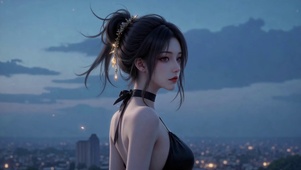 暮色都市高冷女神