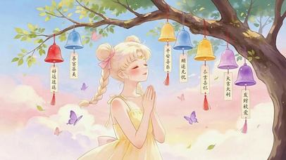 祈福的少女（动态）