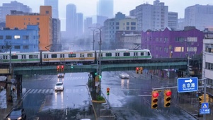 雨天列车