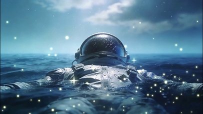 星海中的宇航员
