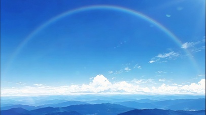 晴空彩虹