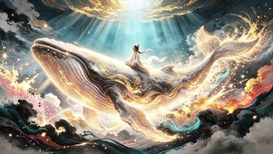 鲲游水墨奇幻苍穹