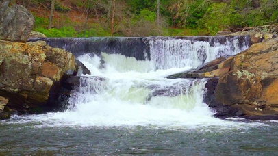 4K唯美小河流水