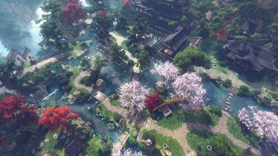 古风庭院小桥流水