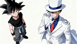 赛亚VS怪盗基德：跨次元的动漫