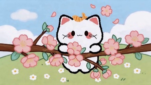 插画猫咪