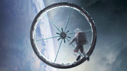 太空空间站宇航员