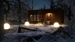 冬季小木屋