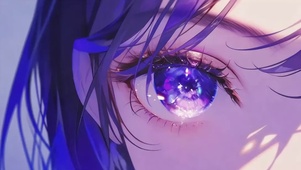 紫发少女之眼