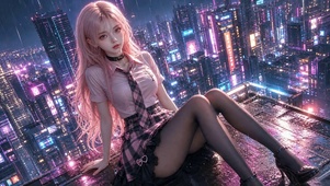 紫雨烬城少女