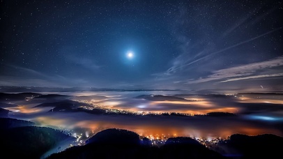 我送你星空一片让爱挂满整个夜晚