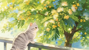 小猫的春日乐趣