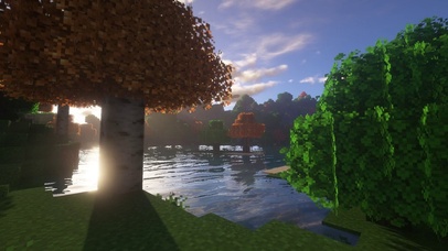 我的世界—湖边观景